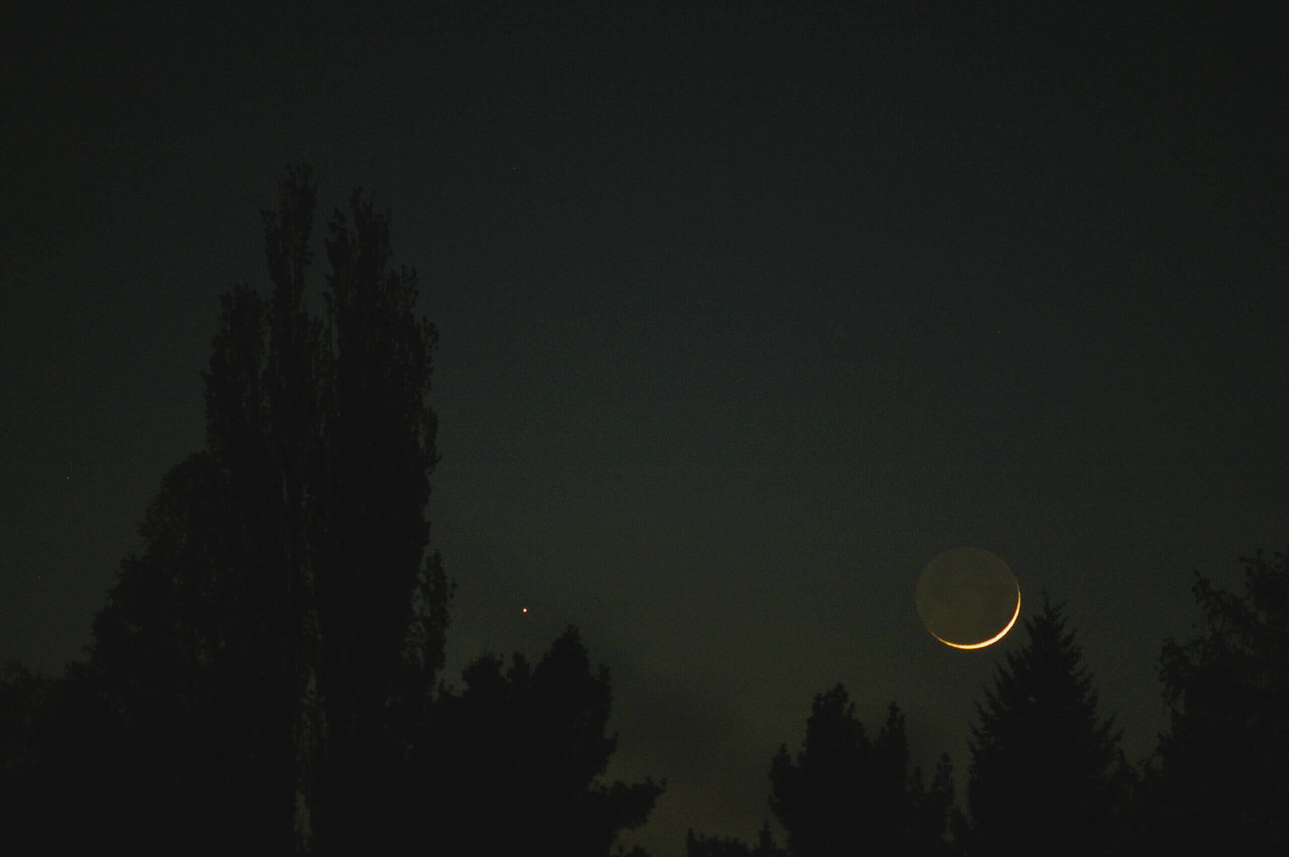 Mond und Venus 2012
