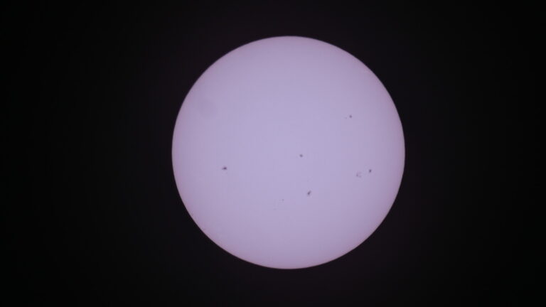Die Sonne im Weißlicht fokal mit LUMIX G570